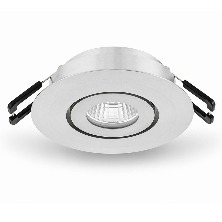 Ledspot richtbaar RVS look 3,1W 350mA 4000K Siena COB
