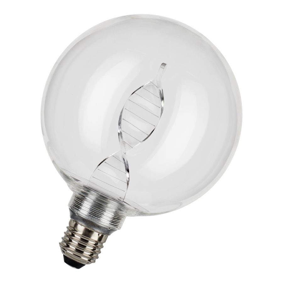 LED-lamp G125 SPIRALED gloeibol E27 DIM 3.5W 120lm helder