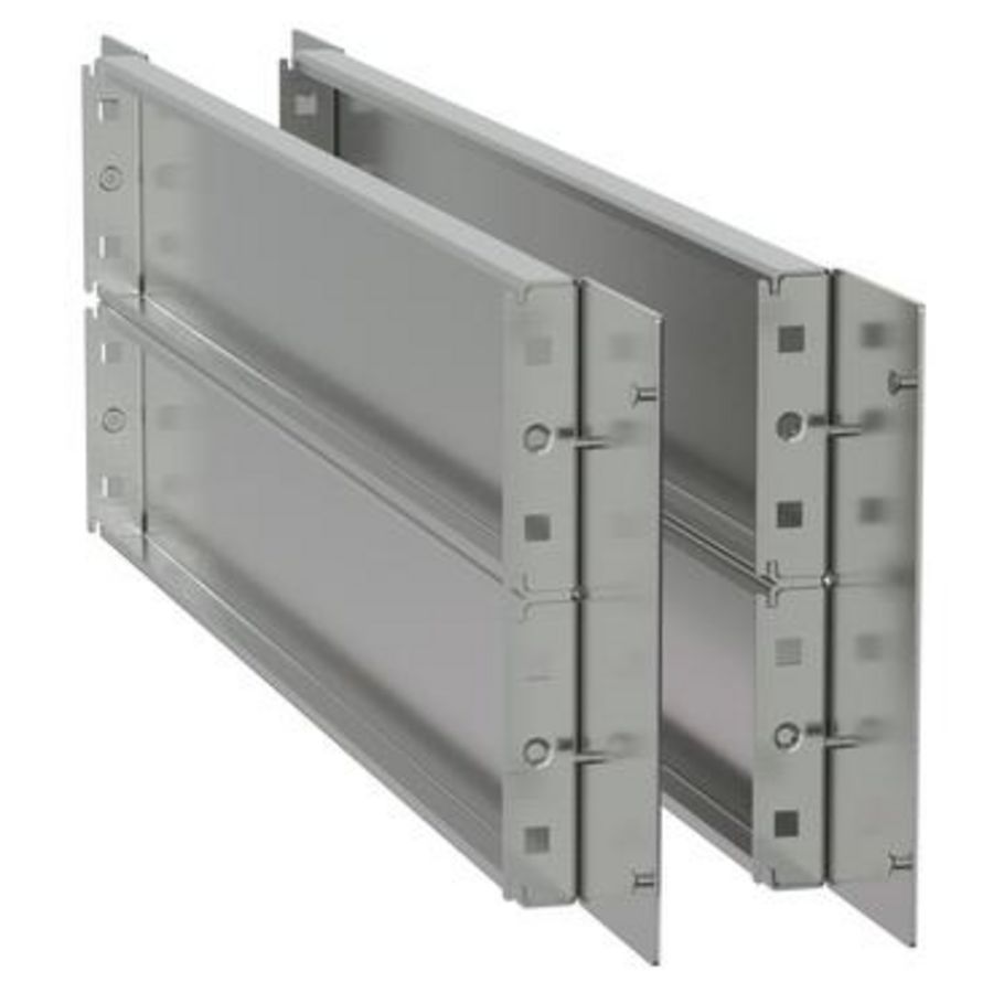 Zijplint 200 x 800mm (HxD) RVS 304L Spacial