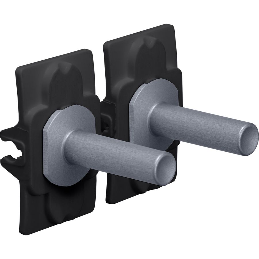 Niko Toggle set tweevoudige schakelfuncties, alu blue grey