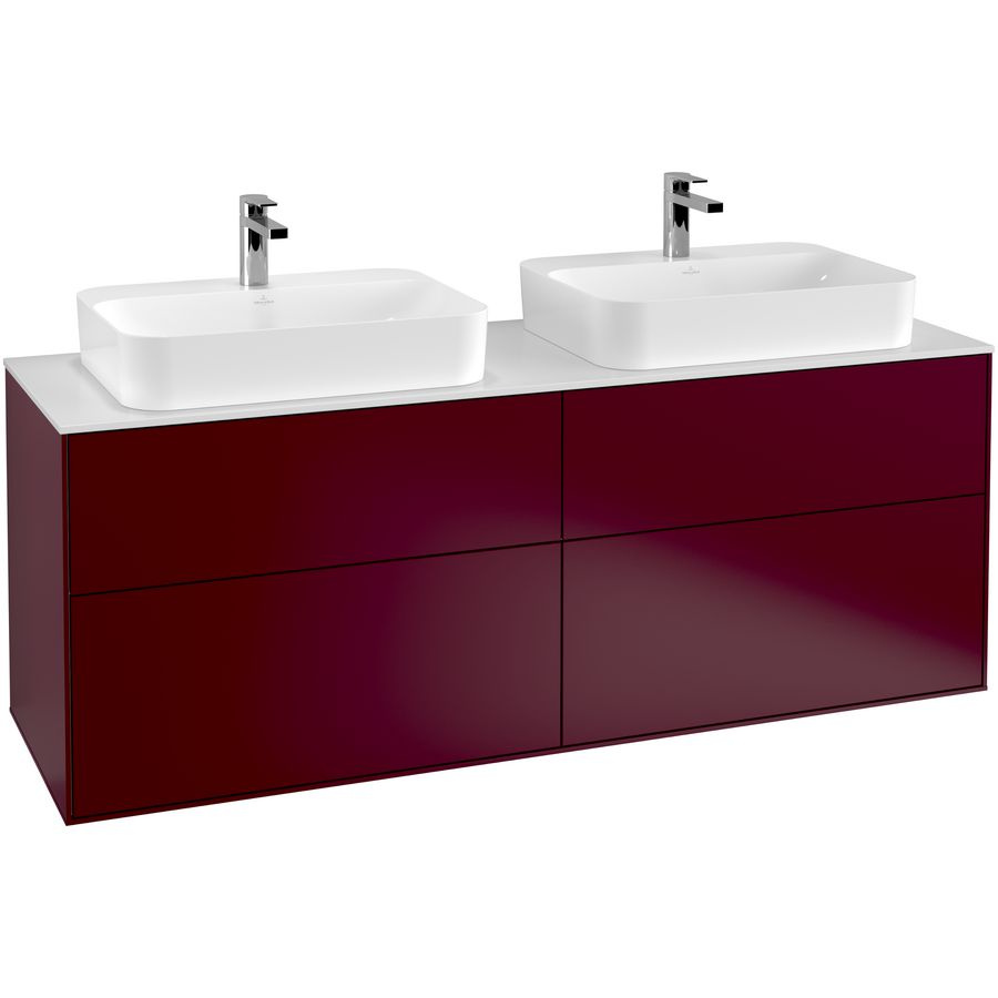 Wastafelonderkast Finion 1600x603x501mm Peony Matt Lacquer G43100HB