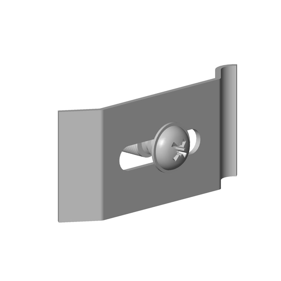 Bevestigingsset roestvrijst spoelbak montage onder werkblad