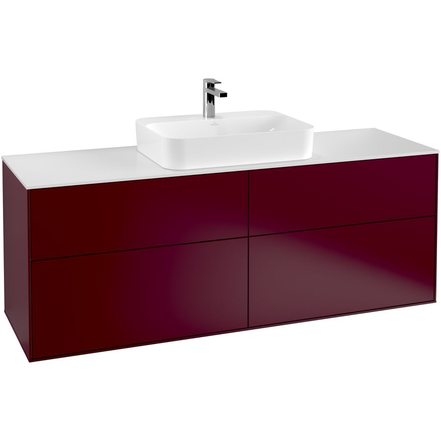 Wastafelonderkast Finion 1600x603x501mm Peony Matt Lacquer G44100HB