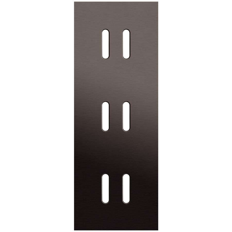 3-voudige afdekplaat Verticaal 71mm centerafstand voor drie tweev