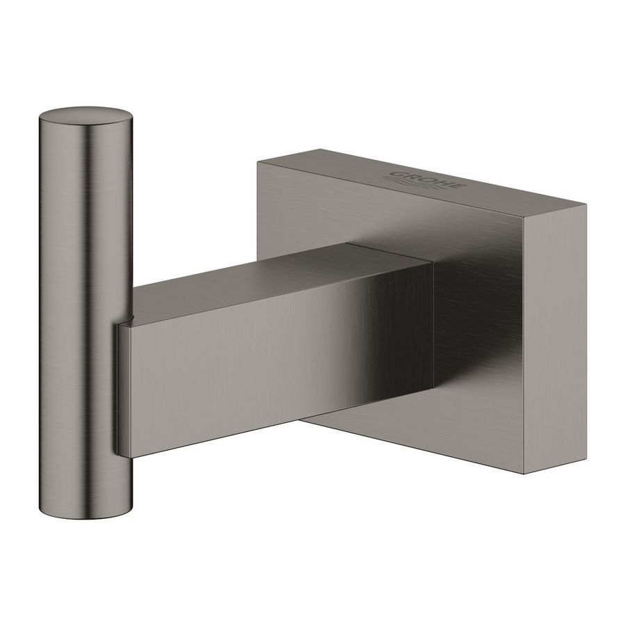 Essentials cube haak 40511AL1 hard graphite geborsteld (mat donker grijs)