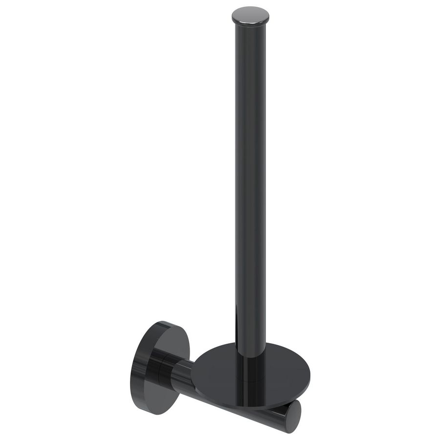 Reserverolhouder wand 2 rollen zwart chroom