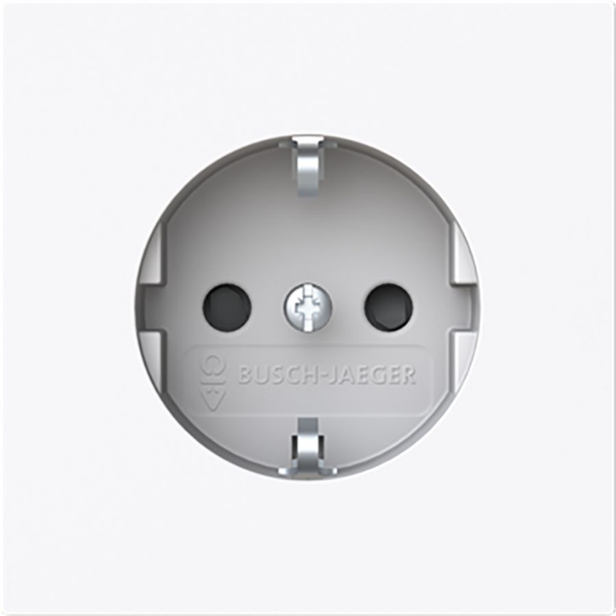 Wandcontactdoos randaarde clips inb plat art-wit Safety+ (20 EUCB-F-44G)