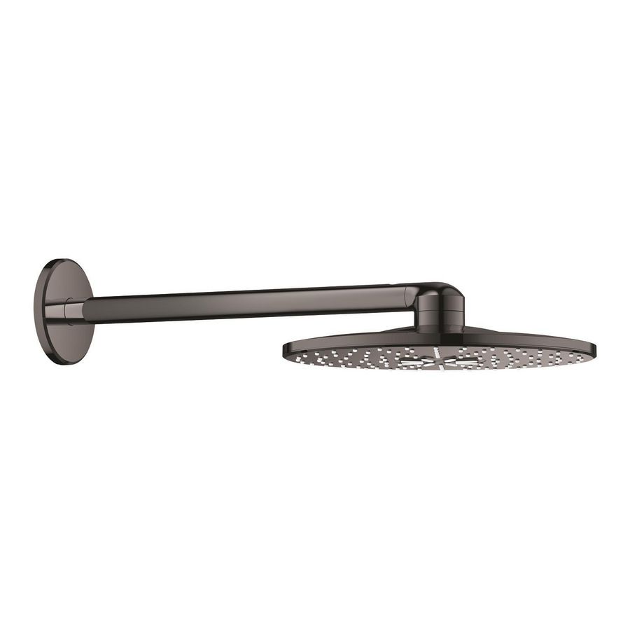Rainshower smartactive 310 hoofddouche-set rond wandmontage duo hard graphite (donker grijs) excl. inbouwbox