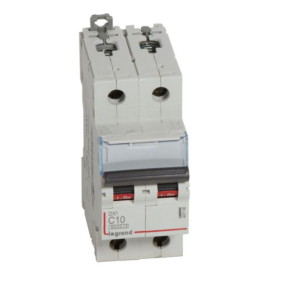 Installatieautomaat DX³ 6000A/10kA 2-polig C-karakteristiek 10A
