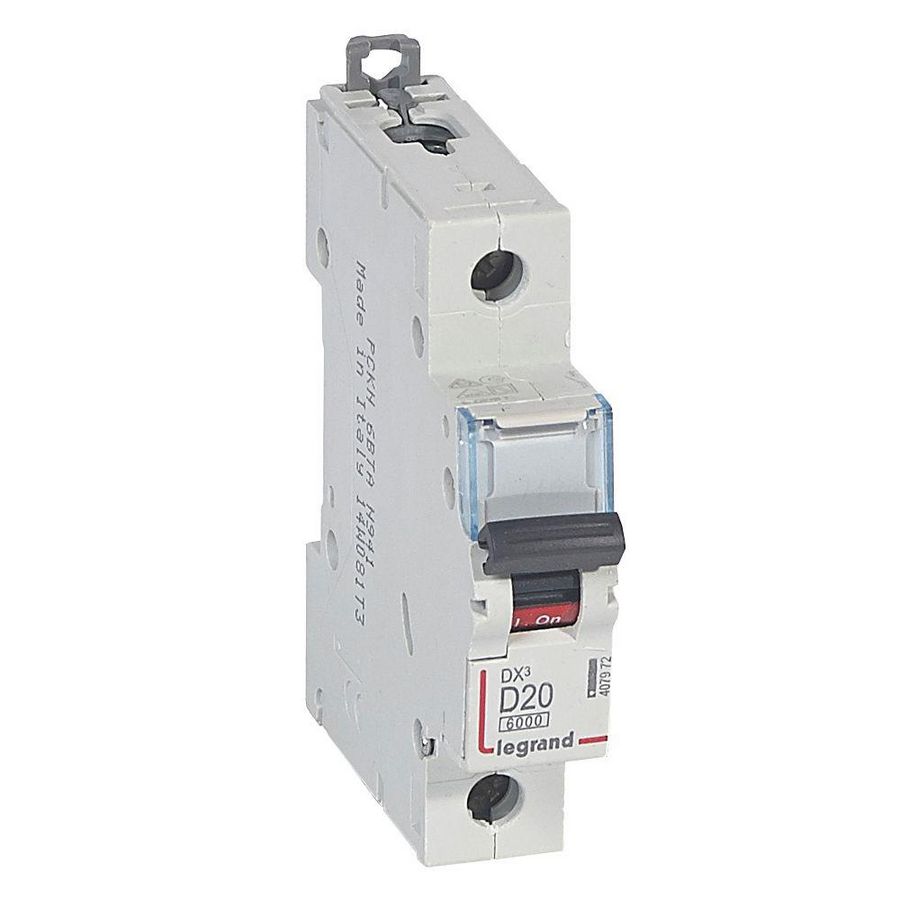Installatieautomaat DX³ 6000A/10kA 1-polig D-karakteristiek 20A