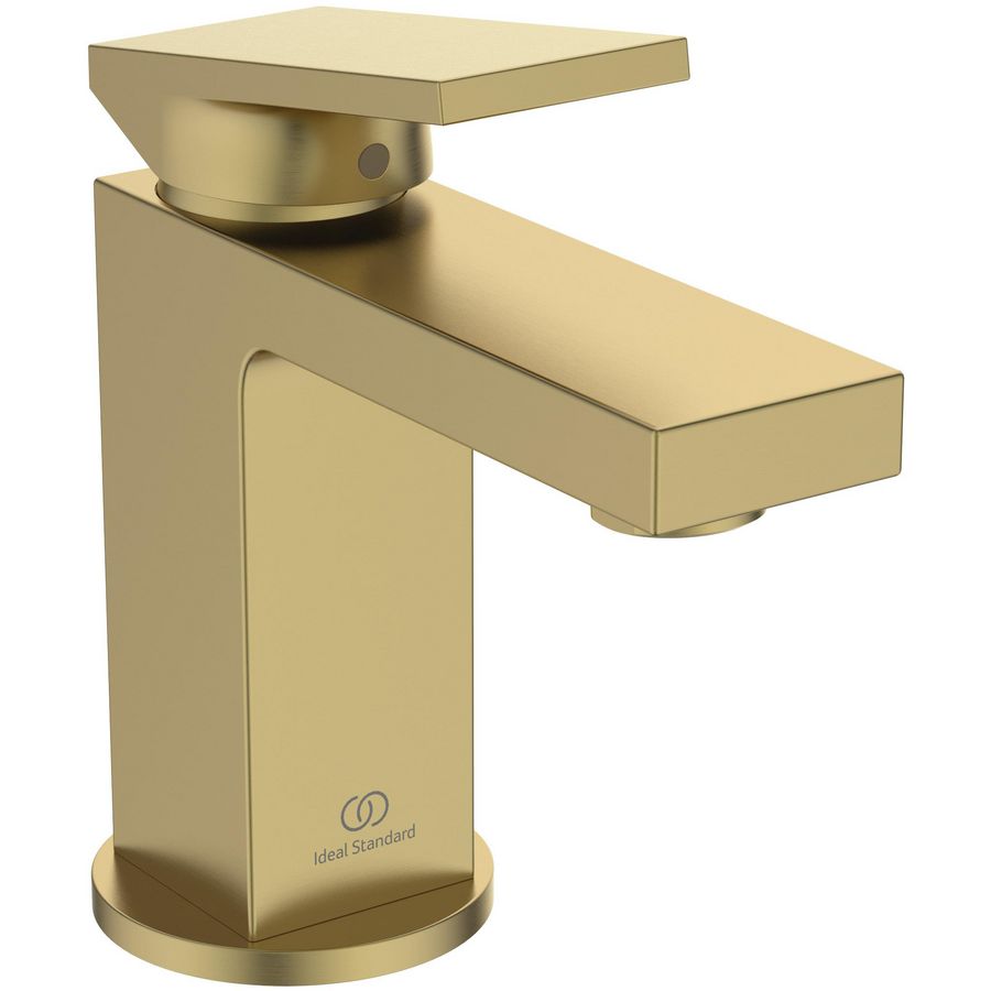 Wastafelmengkraan piccolo 5l/min z. waste brushed gold Extra