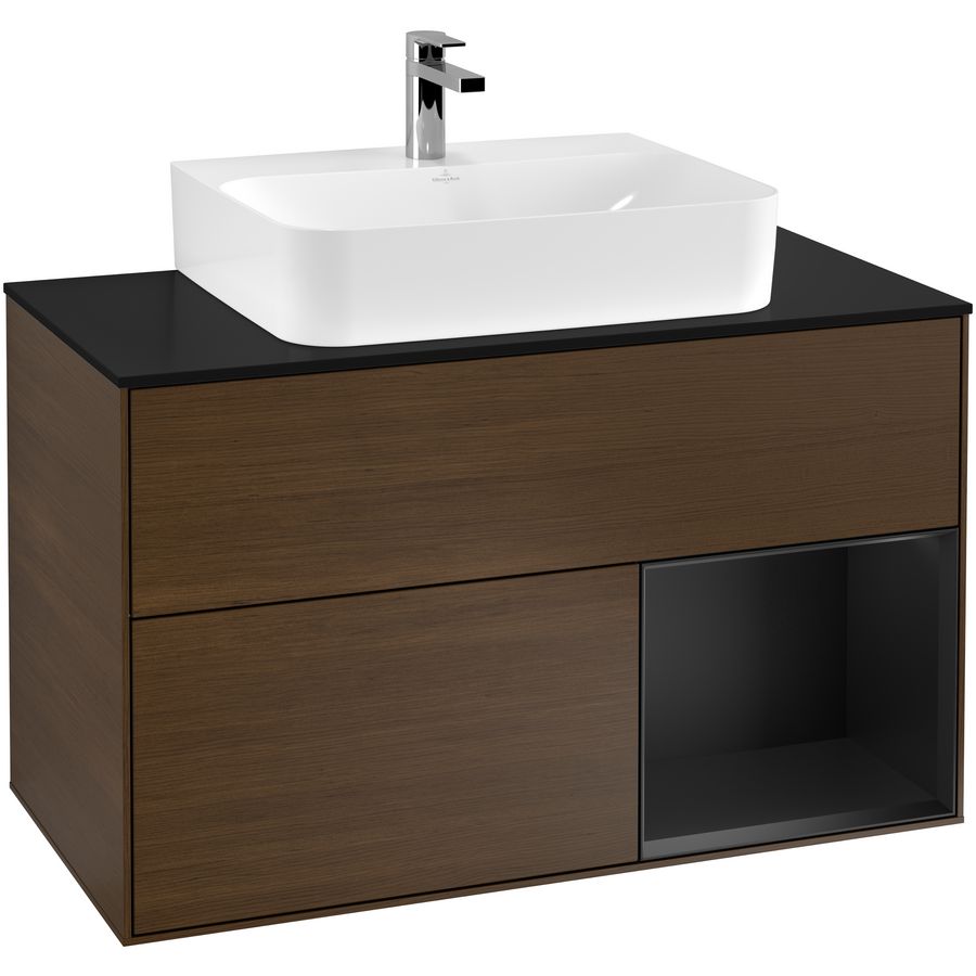 Wastafelonderkast Finion 1000x603x501mm W.Veneer G122PDGN