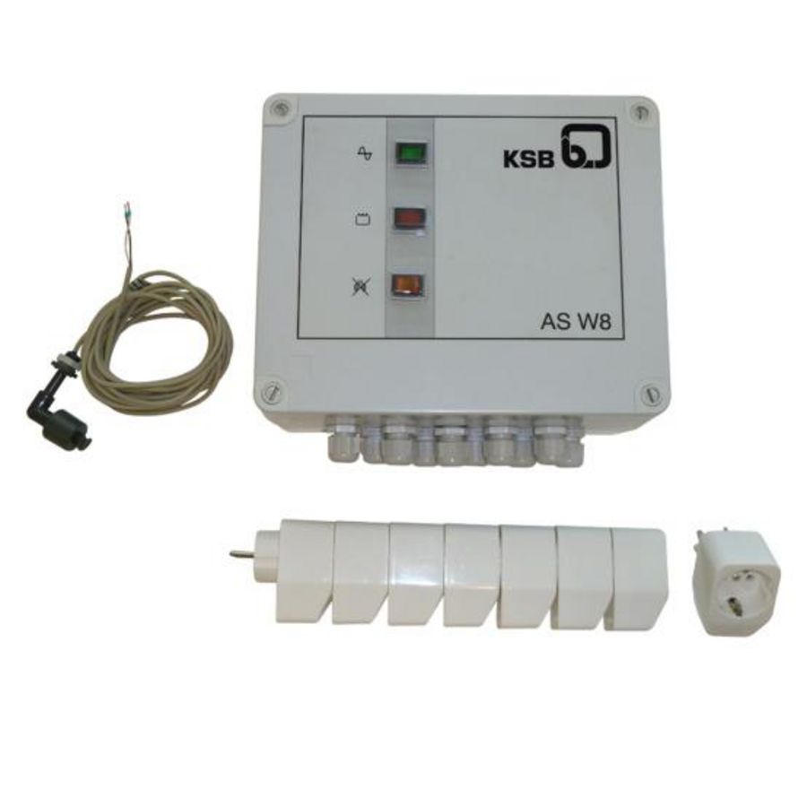Alarmschakelapparaat AS W8 wasmachinebev. max. 8 machines