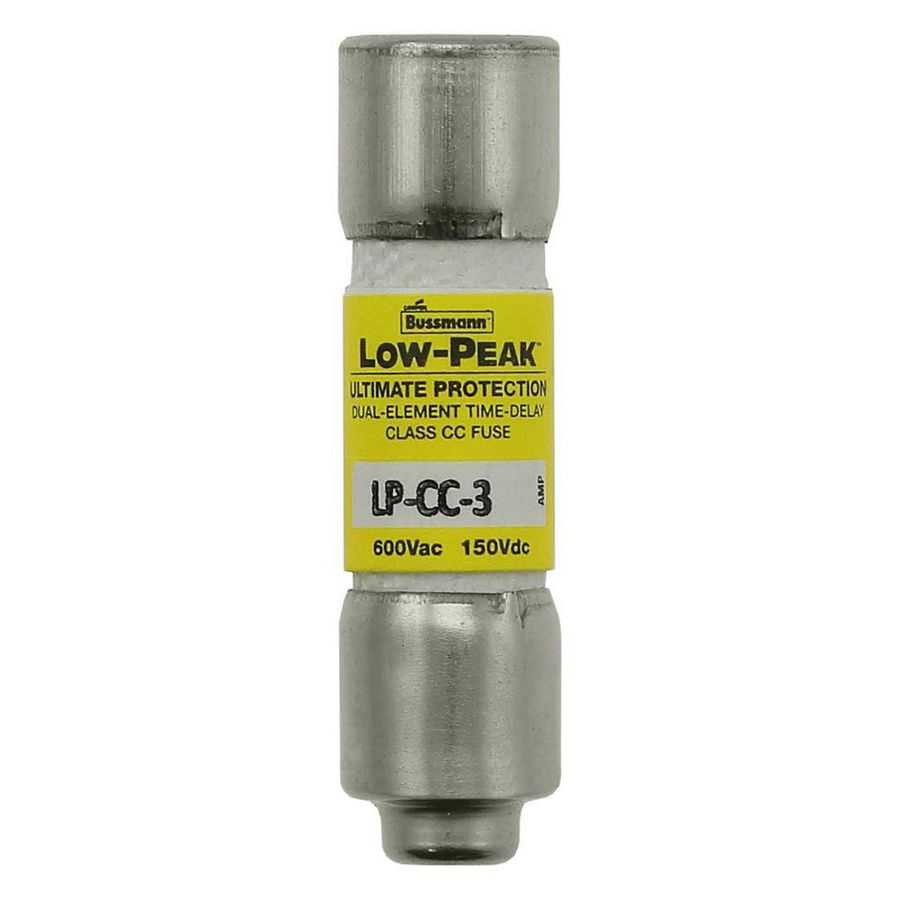 Zekering laagsp. 3A AC 600V 10x38 CC UL traag afke VVE=10