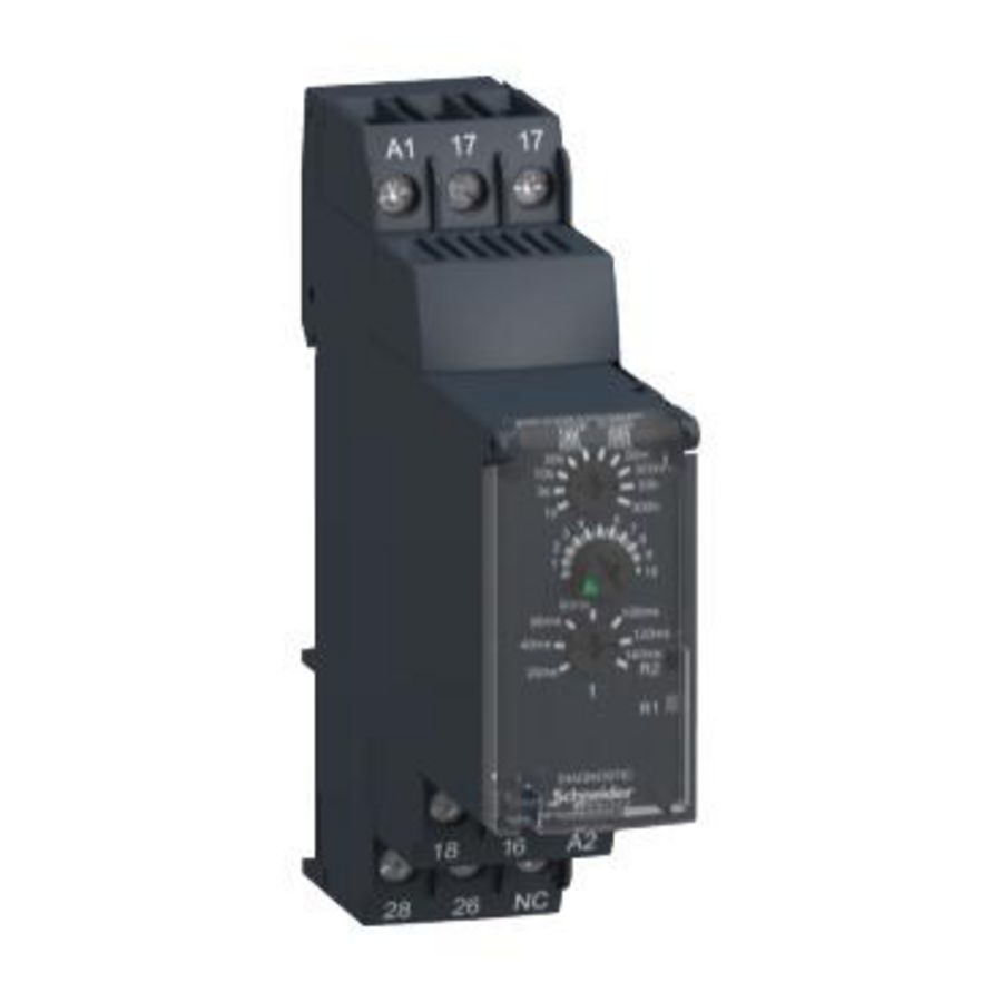 Tijdrelais Ster-driehoek 0.05s-300h 24-240V AC/DC 2C Harmony