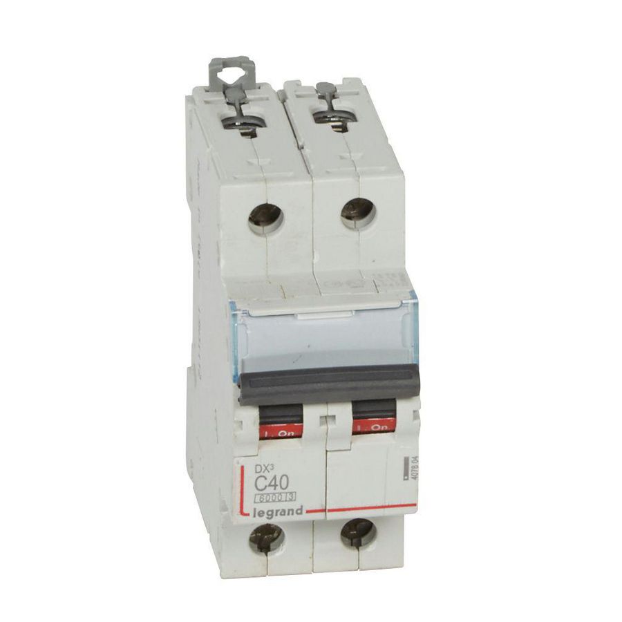 Installatieautomaat DX³ 6000A/10kA 2-polig C-karakteristiek 40A