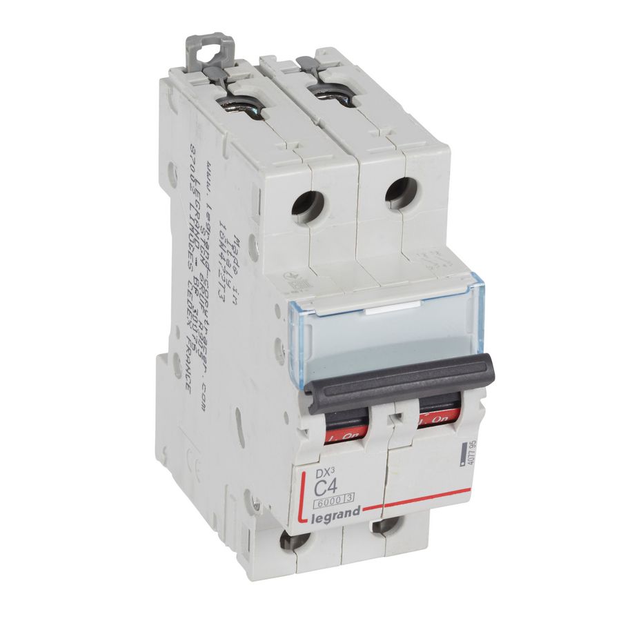 Installatieautomaat DX³ 6000A/10kA 2-polig C-karakteristiek 4A