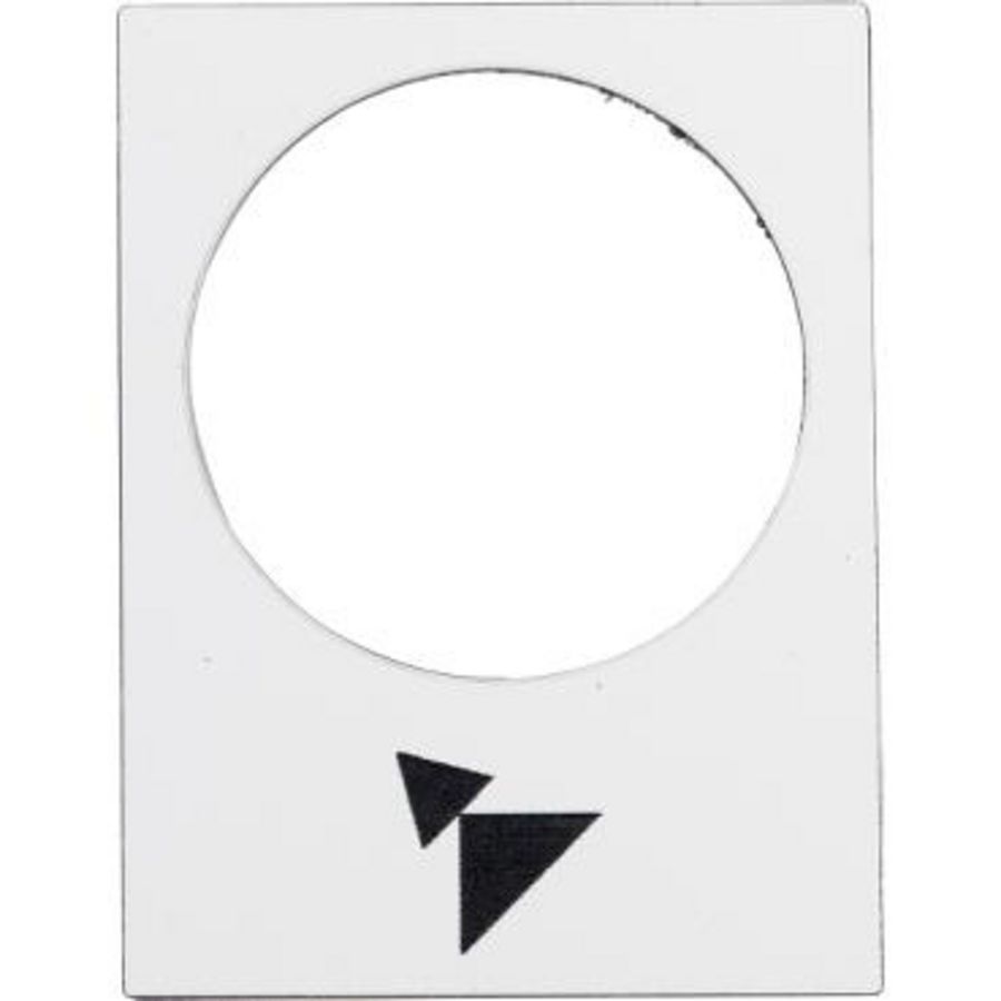 Etiket 30x40mm Markering symbool Wit Harmony XAC VVE=10