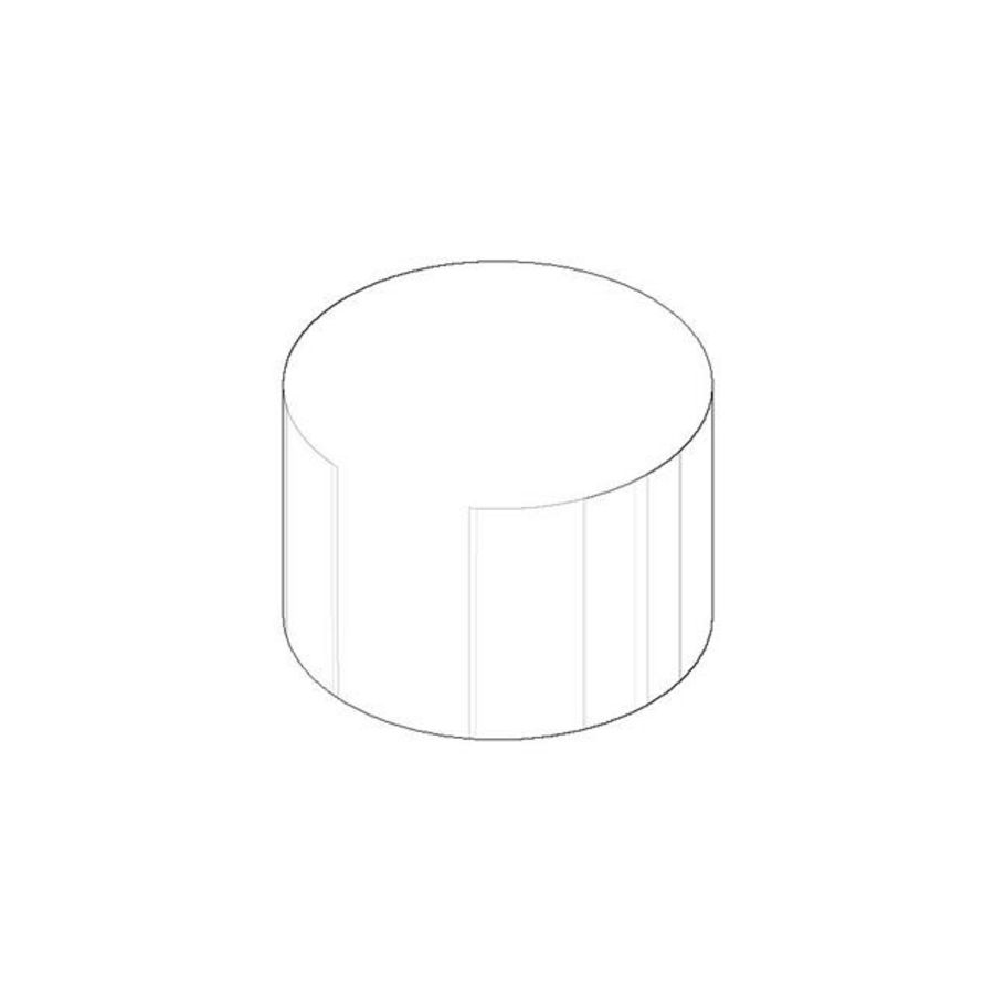 Greep 35x23mm Platina gebors. 092062025-06