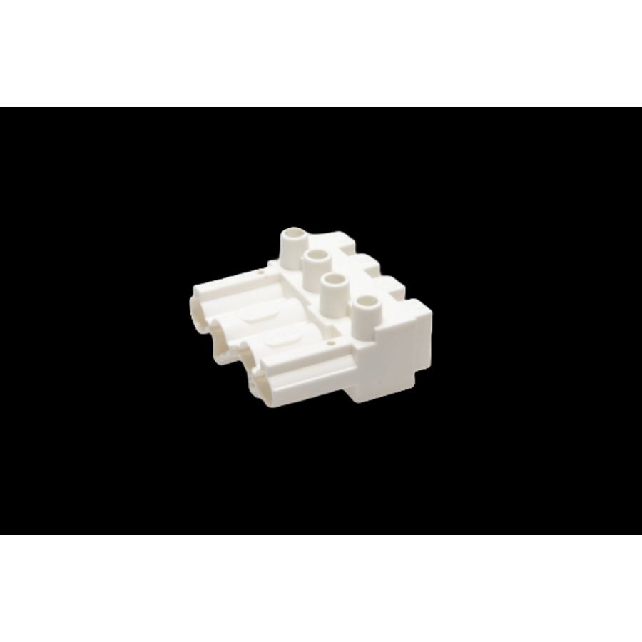 Steker 4-polig female wit (AC166-A BU/ 4 w) VVE=150