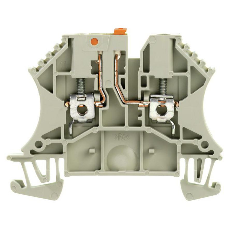Scheidingsklem grijs 2.5mm² 24A 500V VVE=100