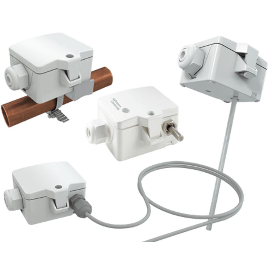 Insteek/kanaal temperatuuropnemer instelbaar bereik 0…10V (200mm)