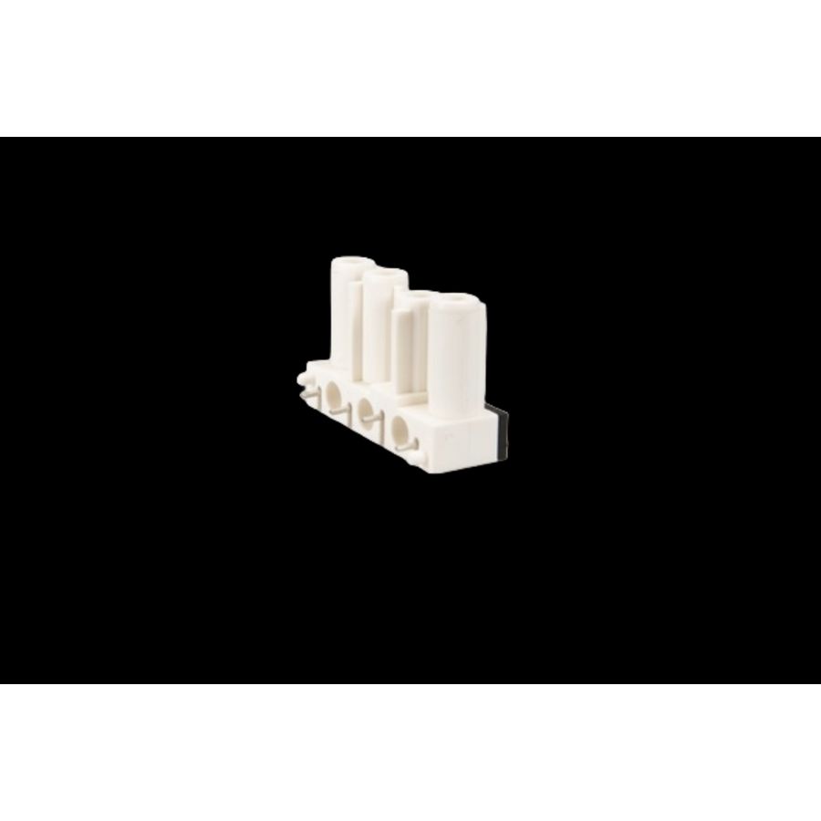 Steker 4-polig female wit (AC166 GBULH/ 4 w) VVE=150