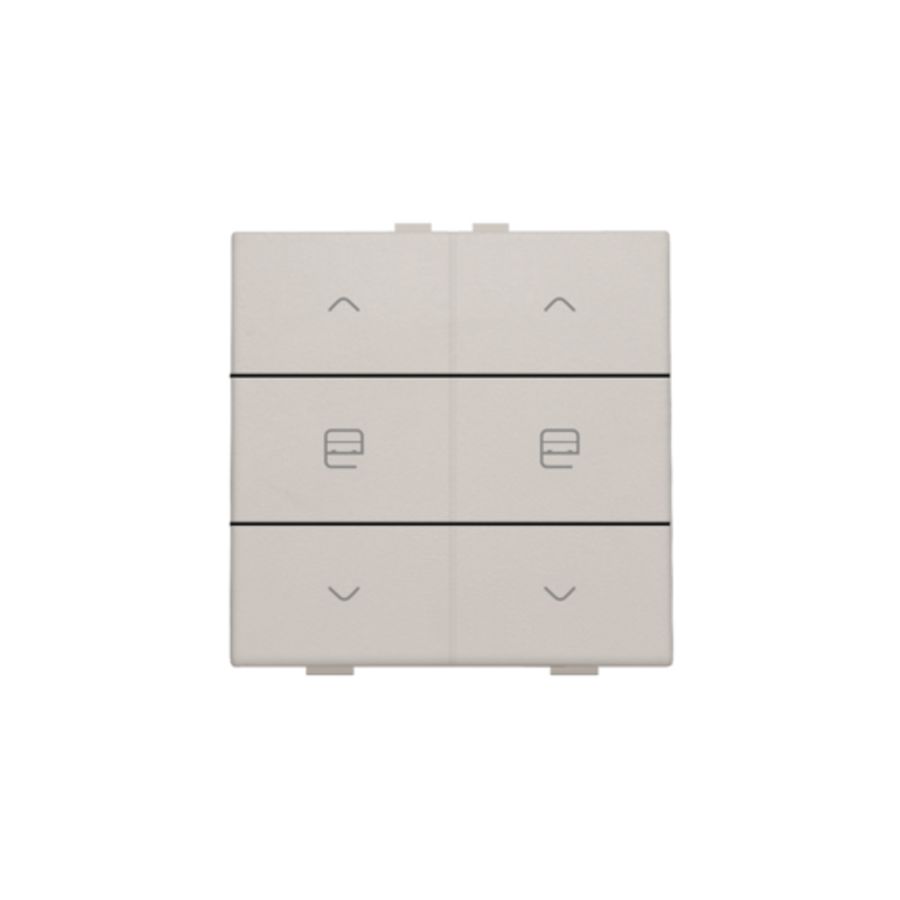 Dubbele motorsturingsbediening Home Control light grey