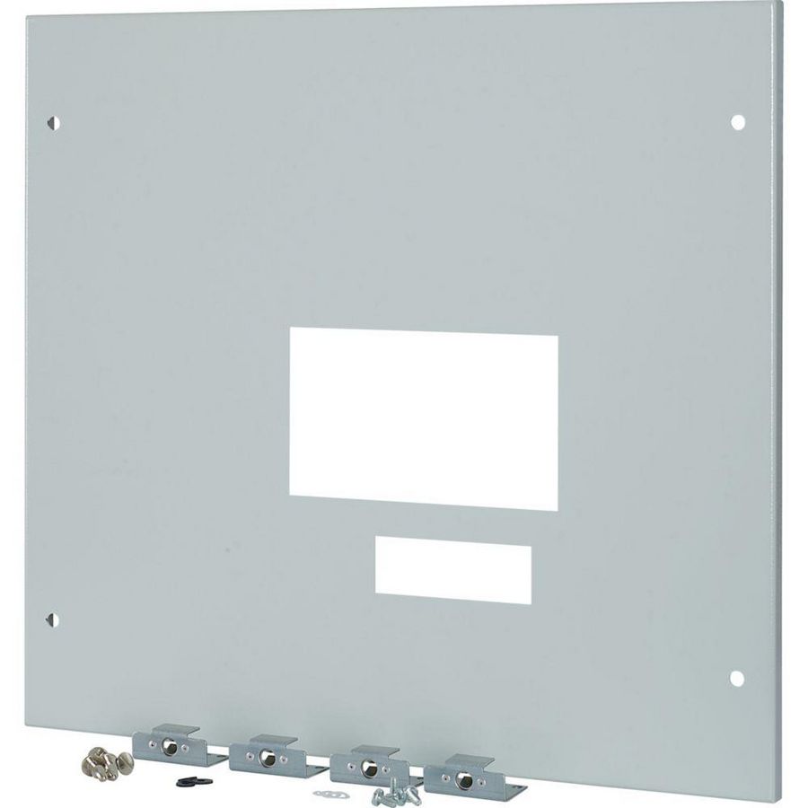 XT-XP Frontplaat met uitsnede Trip-Unit,NZM4, gevent., 3+4+3