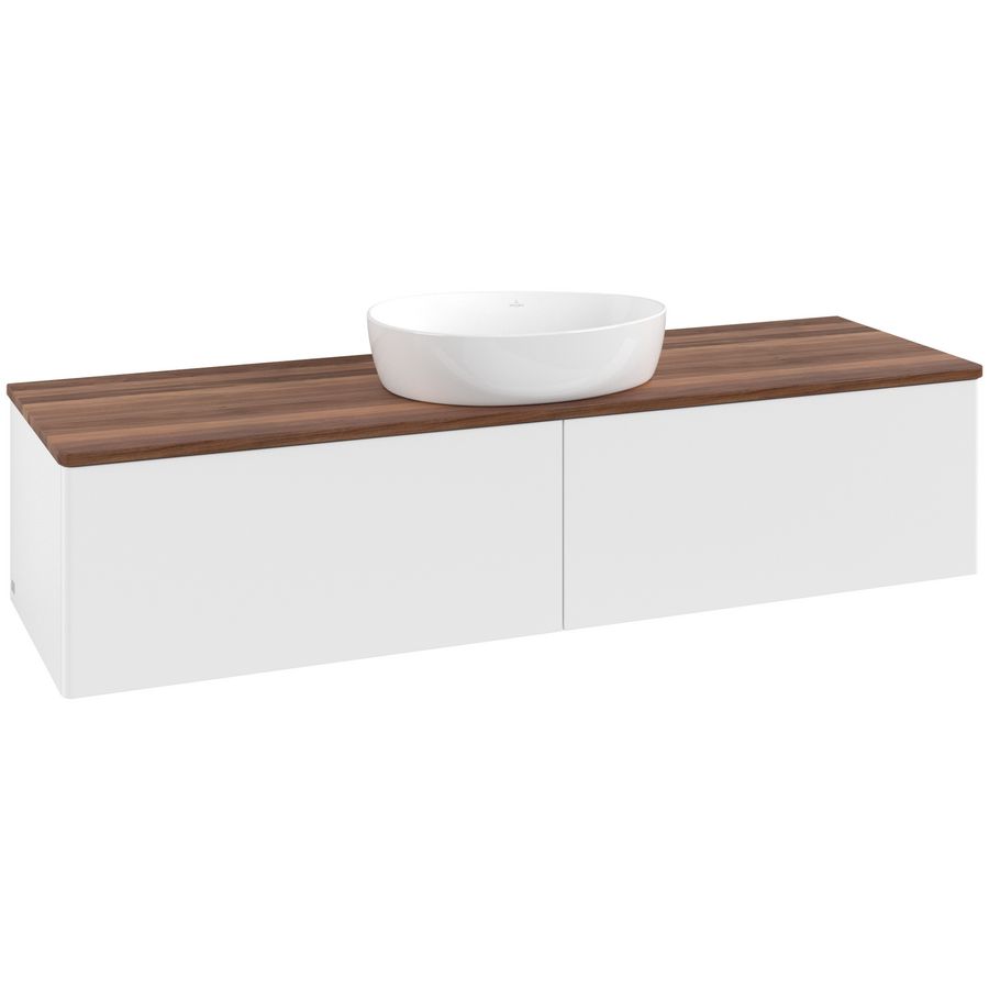 Wastafelonderkast Antao 1600x360x500mm White Matt Lacquer K36012MT