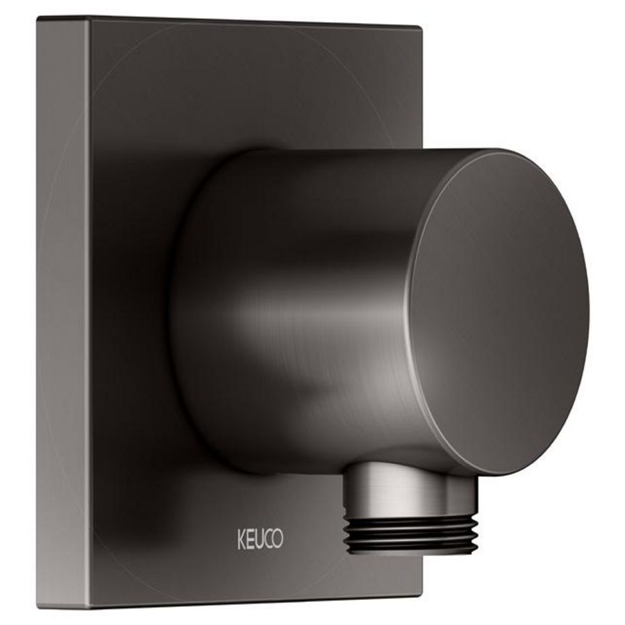 Slangaansl/DN 15/vierkant met terugstroombeveiliging titaanz