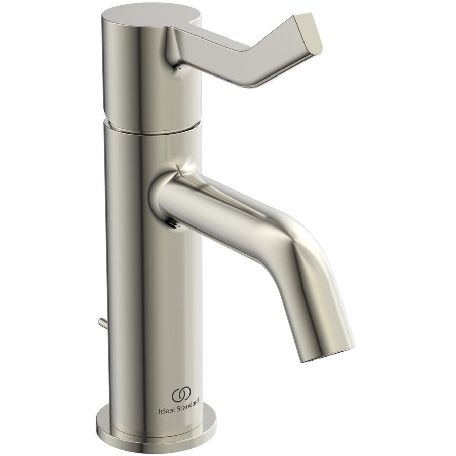 Wastafelmengkraan m. lange hendel m. waste silver storm (rvs-look) Joy