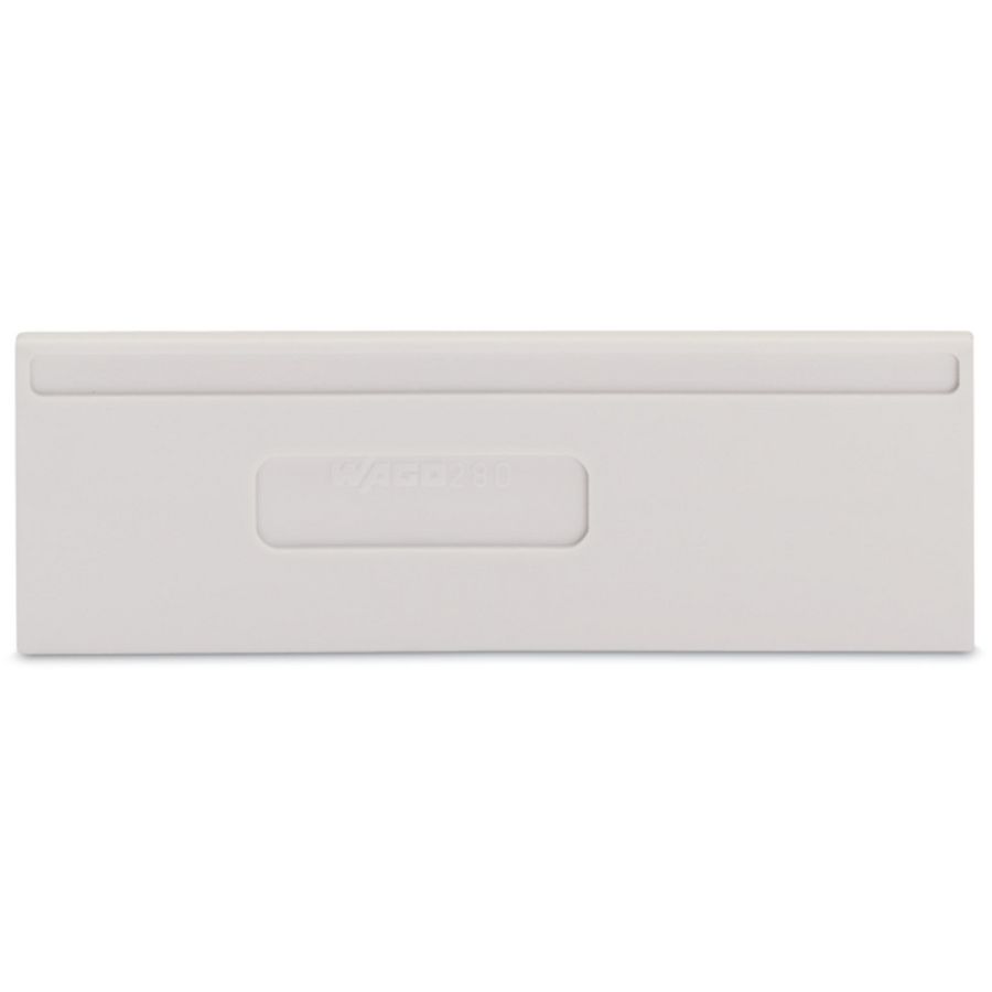 Scheidingswand 2mm li.grijs 280-353 VVE=25