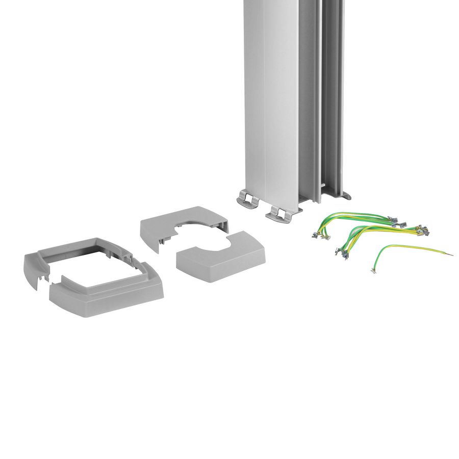 Energiezuil 4 compartiment 45mm 0,68M + 2,7M ALU