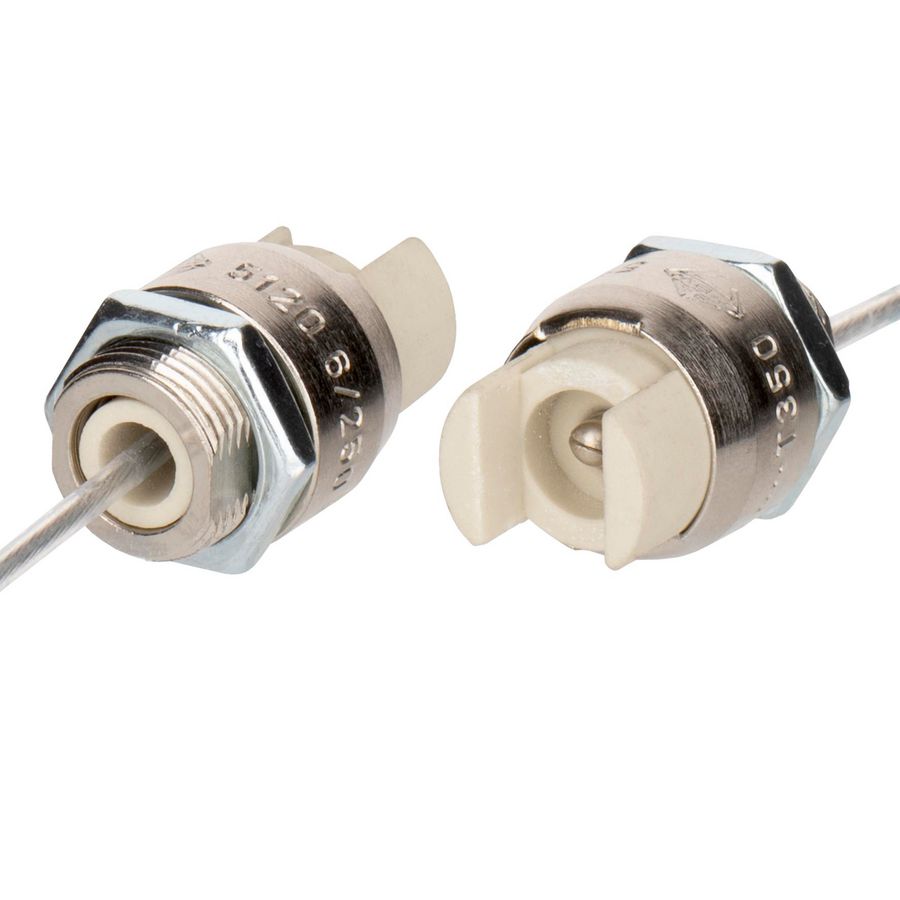 Lamphouder R7s 8A 250V T250 250mm Wire 1PC