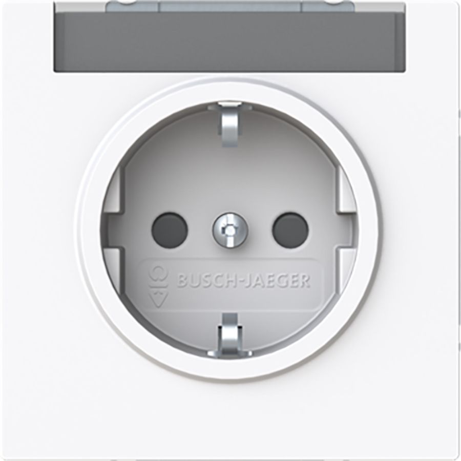 Wandcontactdoos randaarde clips inb art-wit Safety+ (20 EUCNB-44G)