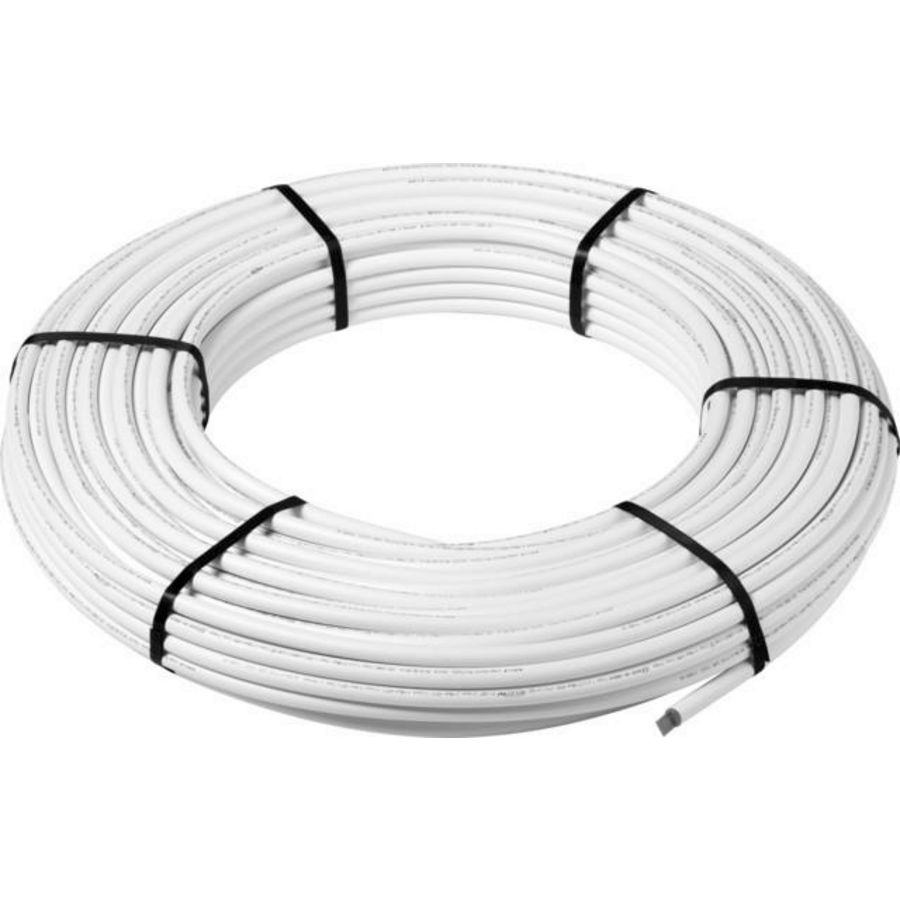 PROMO Rol a 100mtr. meerlagenbuis SMARTPRESS 16x2mm wit 4705 (607210)