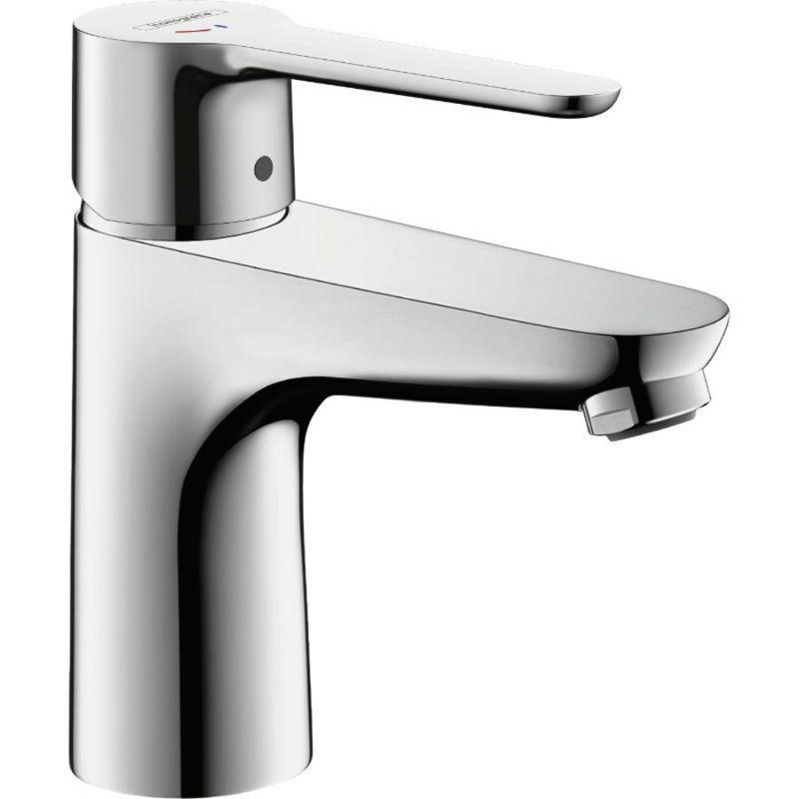Wastafelkraan Tica 1-hendel sprong 119mm incl. waste Coolstart chroom
