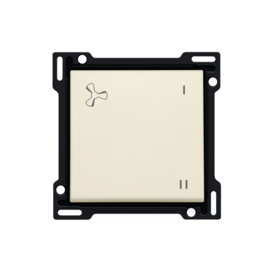 Afwerkingsset mechanisch gecontr. ventilatiebed. creame