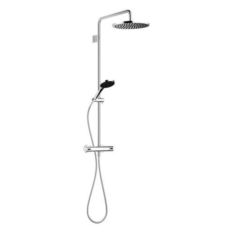 Showerpipe m. douchetherm z. handdouche platina 34460979-08