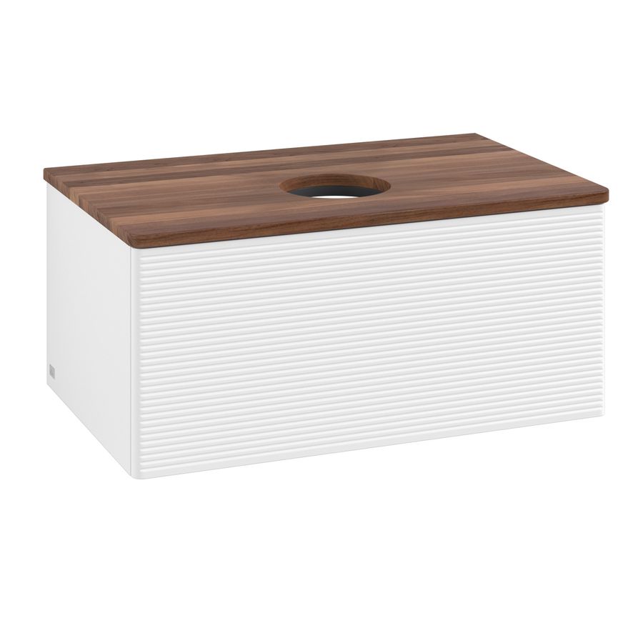 Wastafelonderkast Antao 800x360x500mm White Matt Lacquer K30112MT
