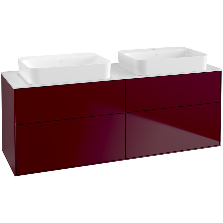 Wastafelonderkast Finion 1600x603x501mm Peony Matt Lacquer G72100HB