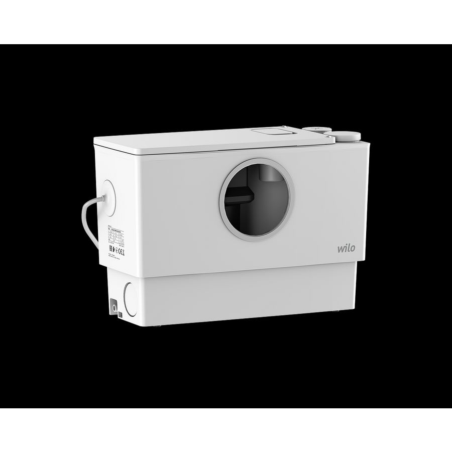 Compacte opvoerinstallatie DrainLift Mini3-XS/WC-EF tbv ontwatering van wasbak, douche, badkuip en closet