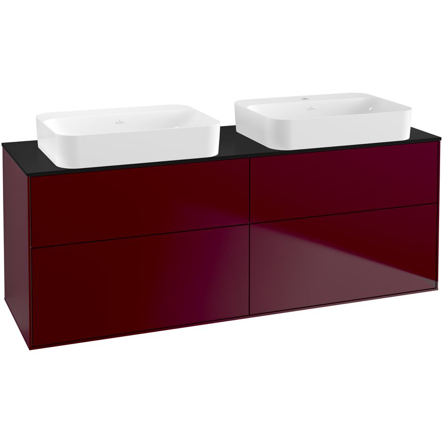 Wastafelonderkast Finion 1600x603x501mm Peony Matt Lacquer G72200HB