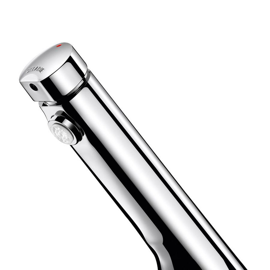 PROMO Kraan zelfsluitend TEMPOSOFT-2 chroom sprong 100mm aansluiting 1/2"bu.dr. (740500)