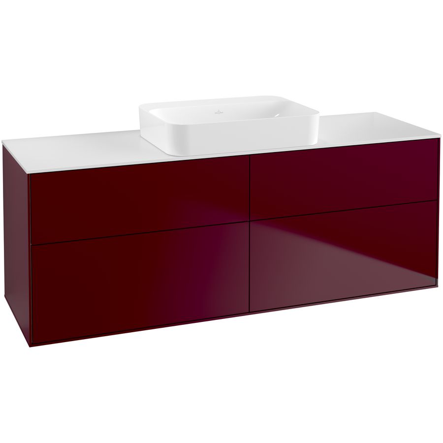 Wastafelonderkast Finion 1600x603x501mm Peony Matt Lacquer G73100HB