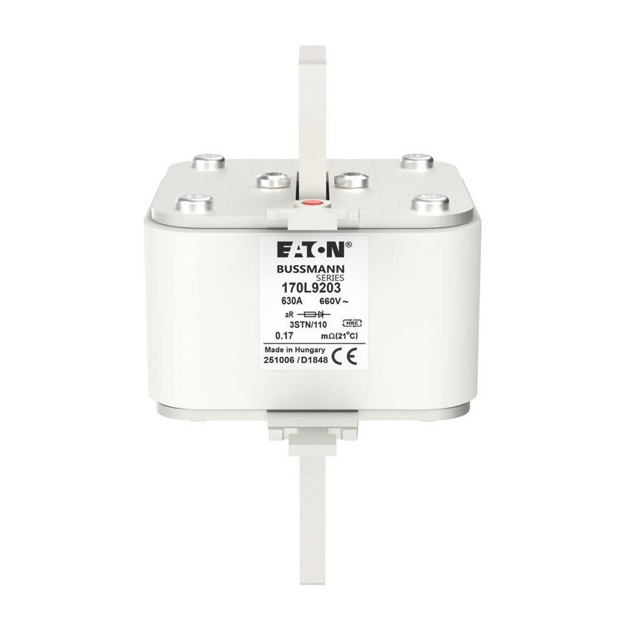 Zekering hoge snelheid 630A AC 660V size 3 76x92x141mm aR