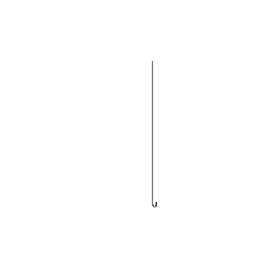 Bevestiging v. plafondbeves. Haak 859x21,5x6mm Champagne