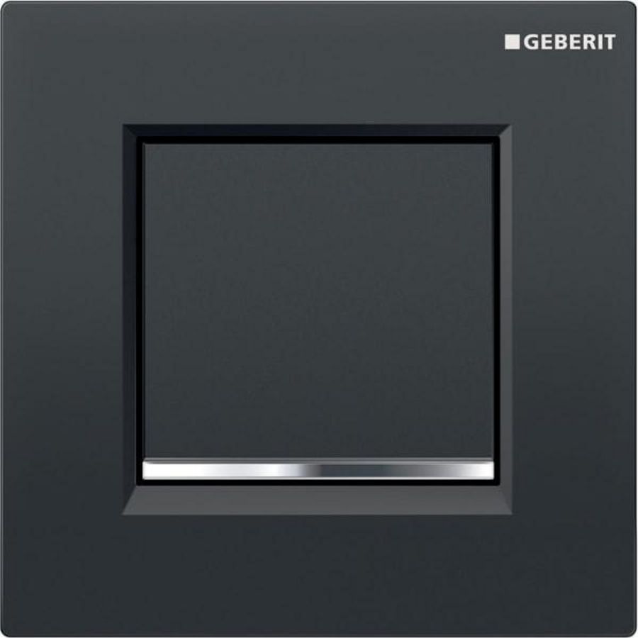 Losse voorplaat v. bedieningspaneel Type30 zwart/chroom/wit