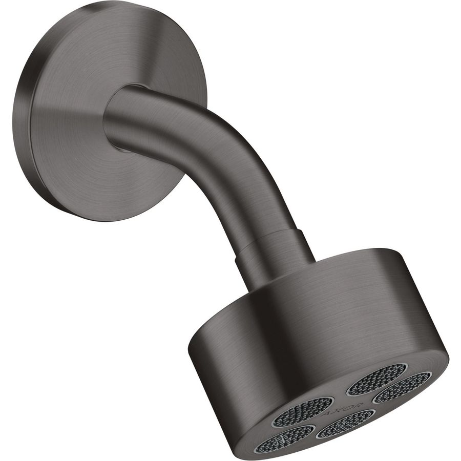 Hoofddouche 75 1 straalsoort EcoSmart met douchearm Brushed Black Chrome AX One